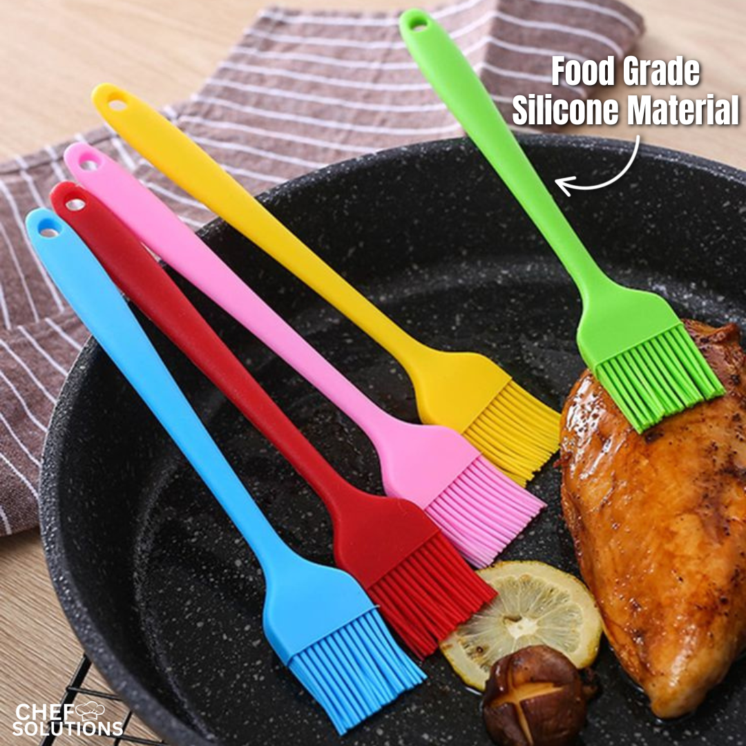 5pcs Premium Silicone Kitchen Brush Set