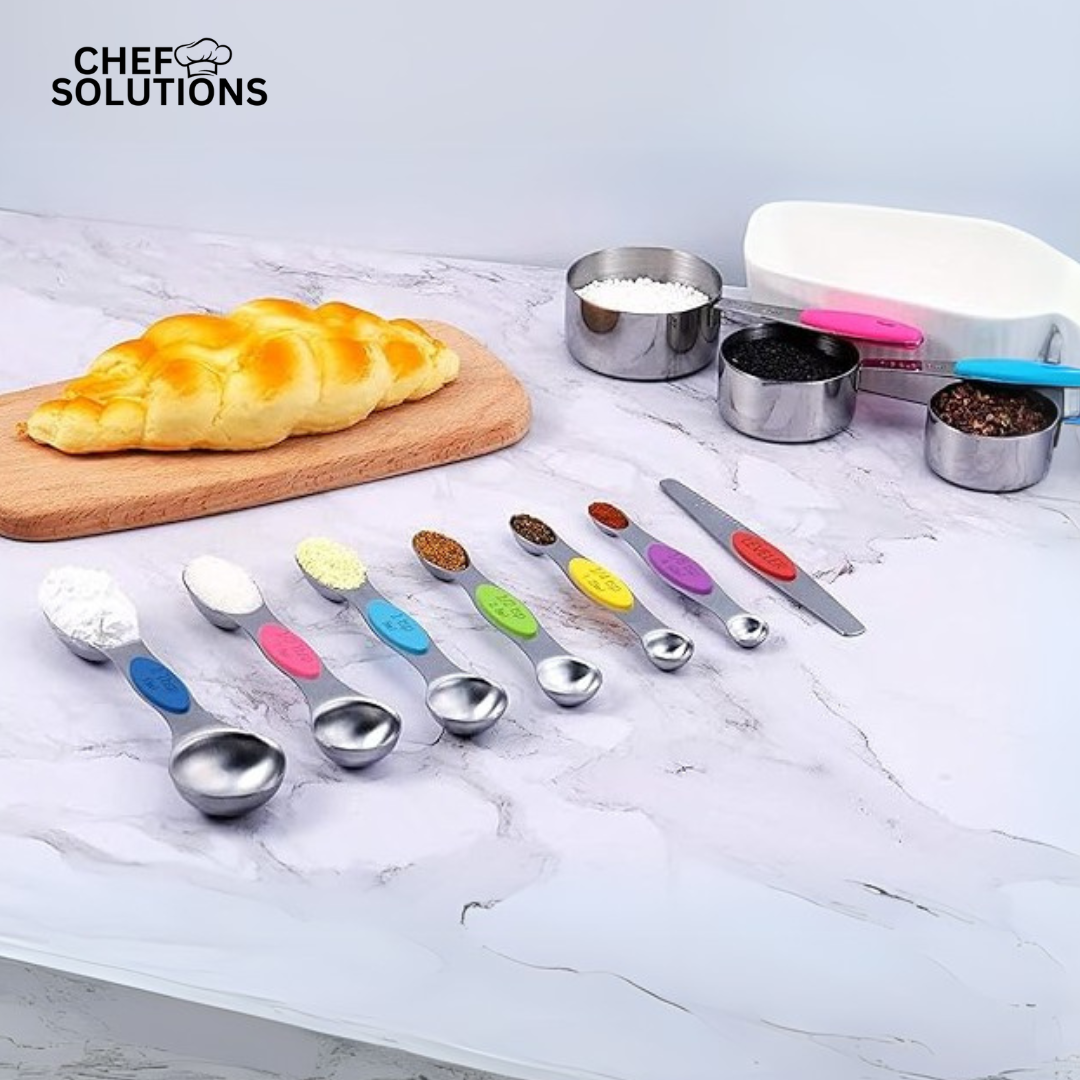 Stainless Steel Magnetic Measuring Spoons Set