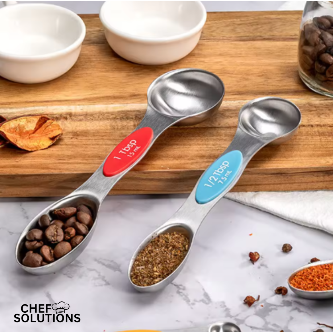 Stainless Steel Magnetic Measuring Spoons Set