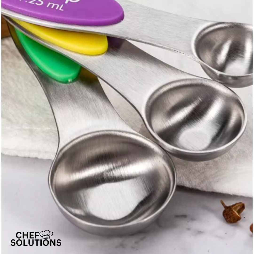 Stainless Steel Magnetic Measuring Spoons Set