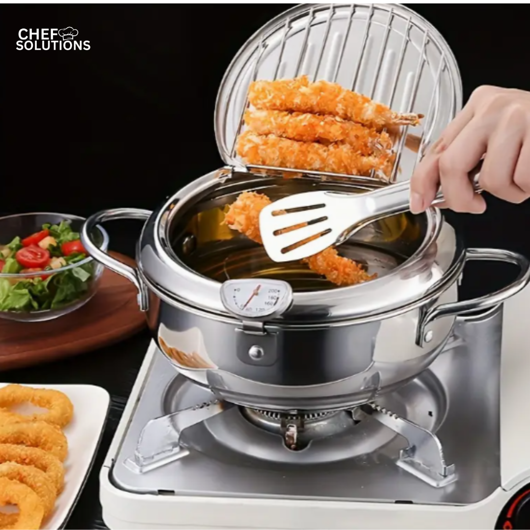 Premium Stainless Steel Deep Fryer Pot
