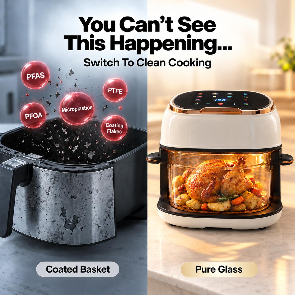 Premium Glass Air Fryer