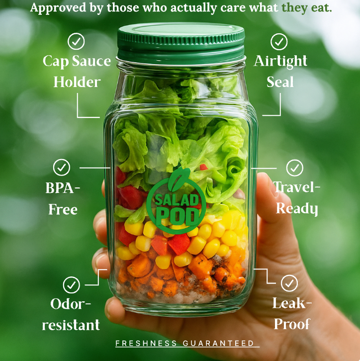 Salad Pod™ - Crisp. Fresh. Portable.