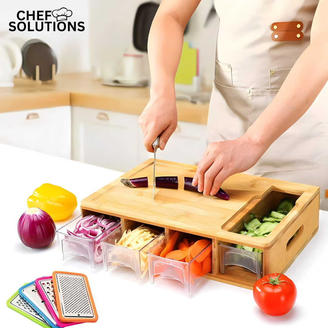 Bamboo Chopping Board Set