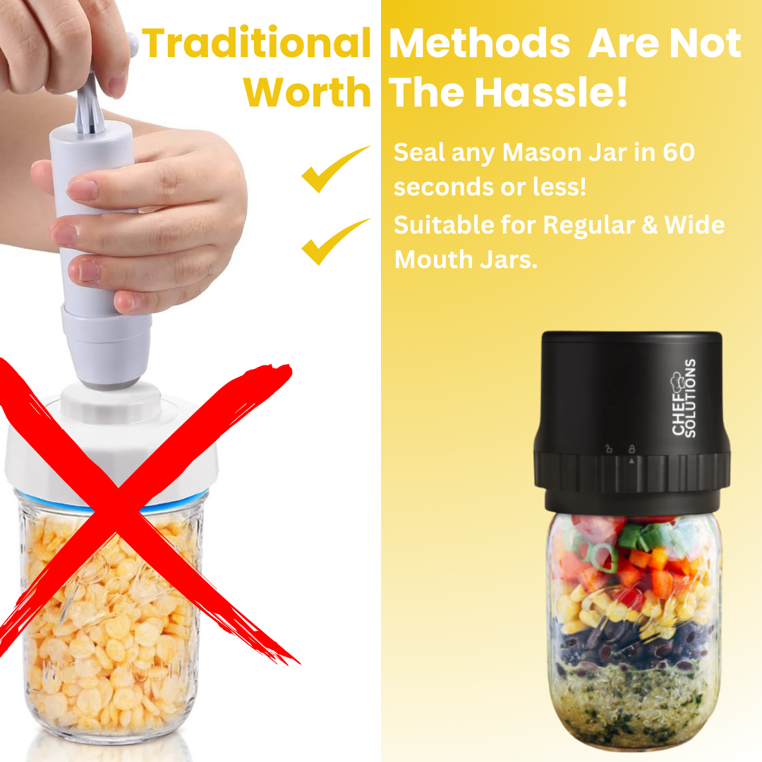 Mason Jar Vacuum Sealer Kit