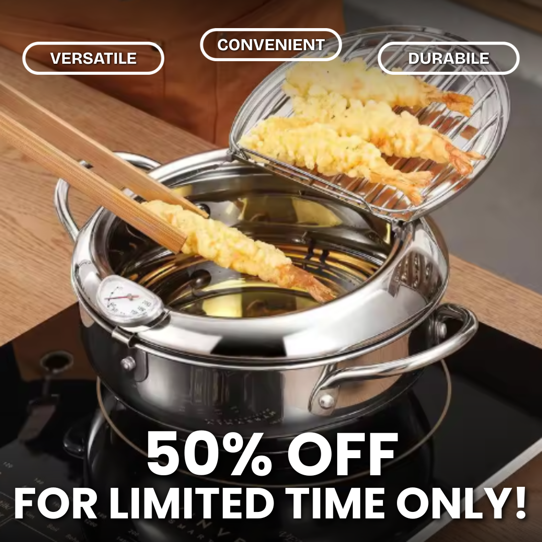 Premium Stainless Steel Deep Fryer Pot