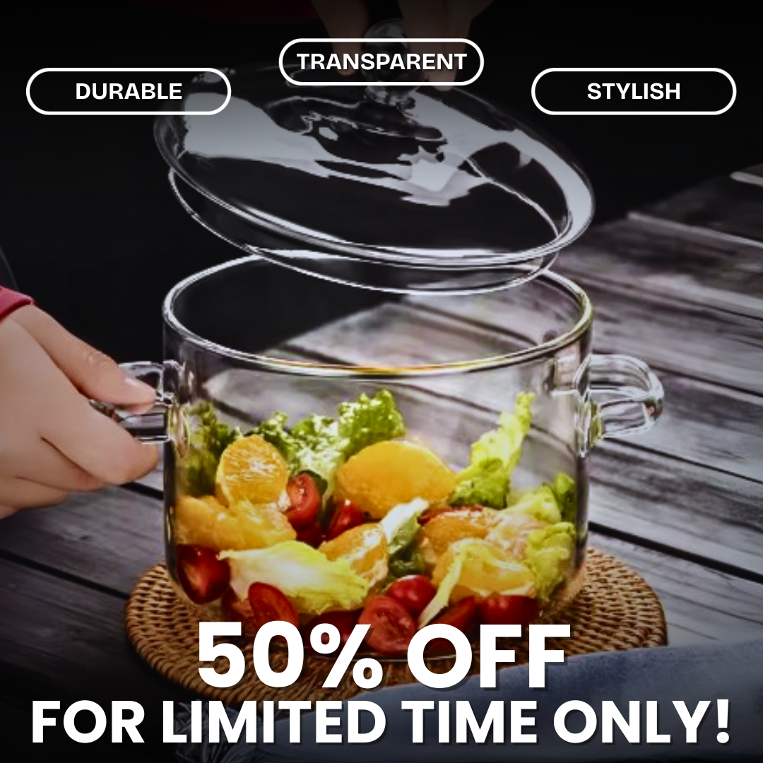 Premium Glass Soucepan