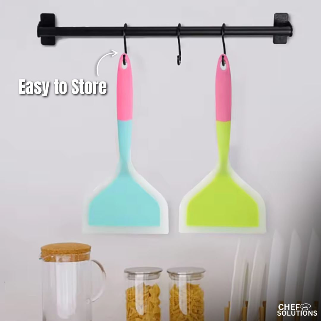 Silicone Wrapped Plastic Spatula