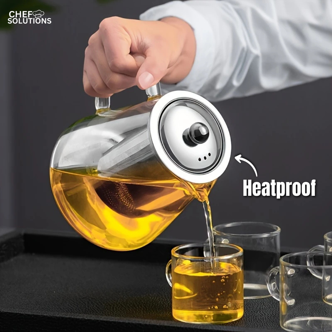 Heat Resistant Glass Teapot