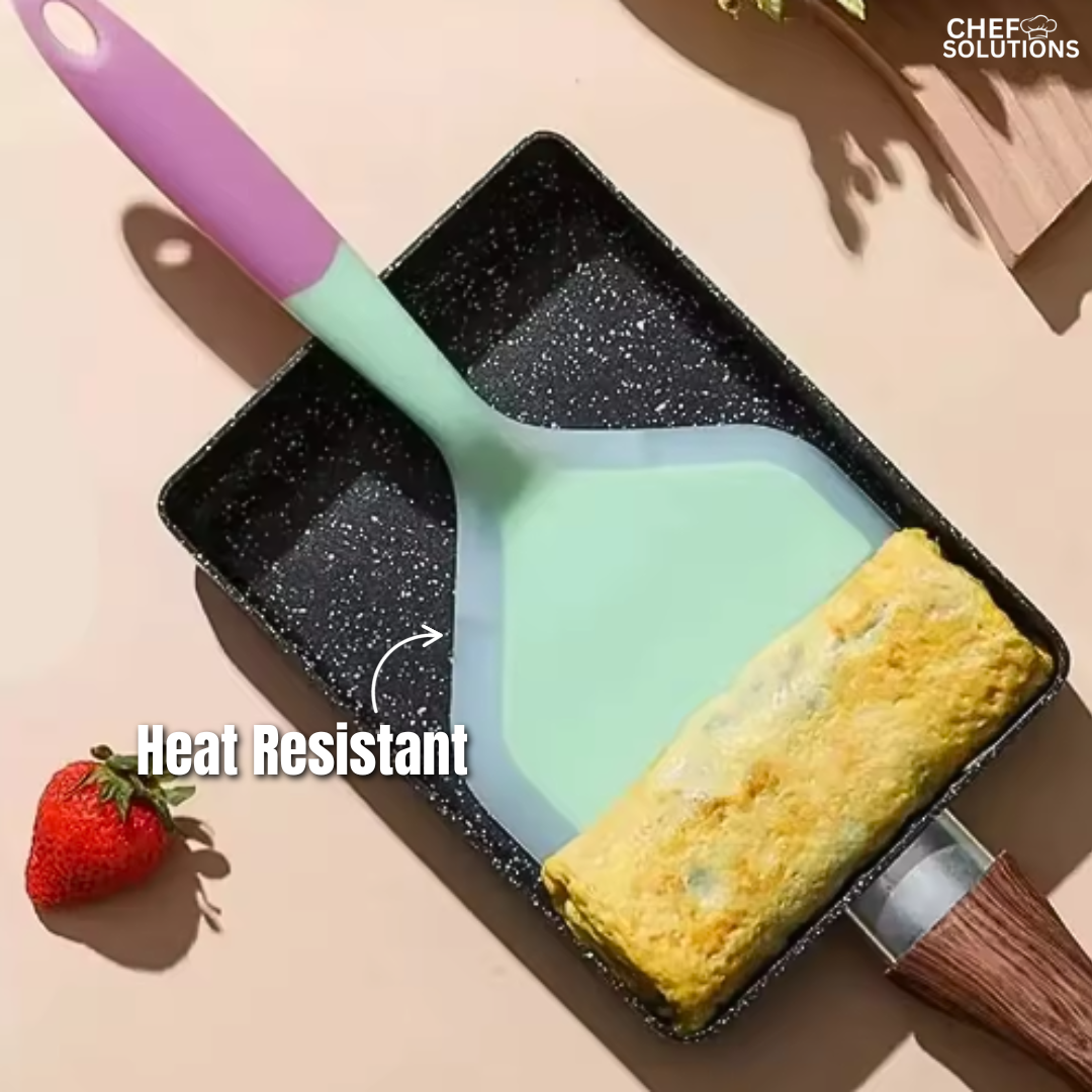 Silicone Wrapped Plastic Spatula