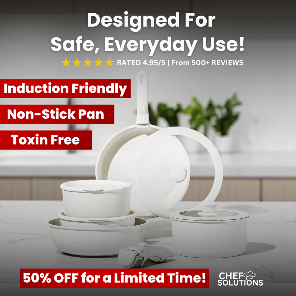 Chef. Select Cookware Chef Solutions™ Premium 11-Piece Cookware Set