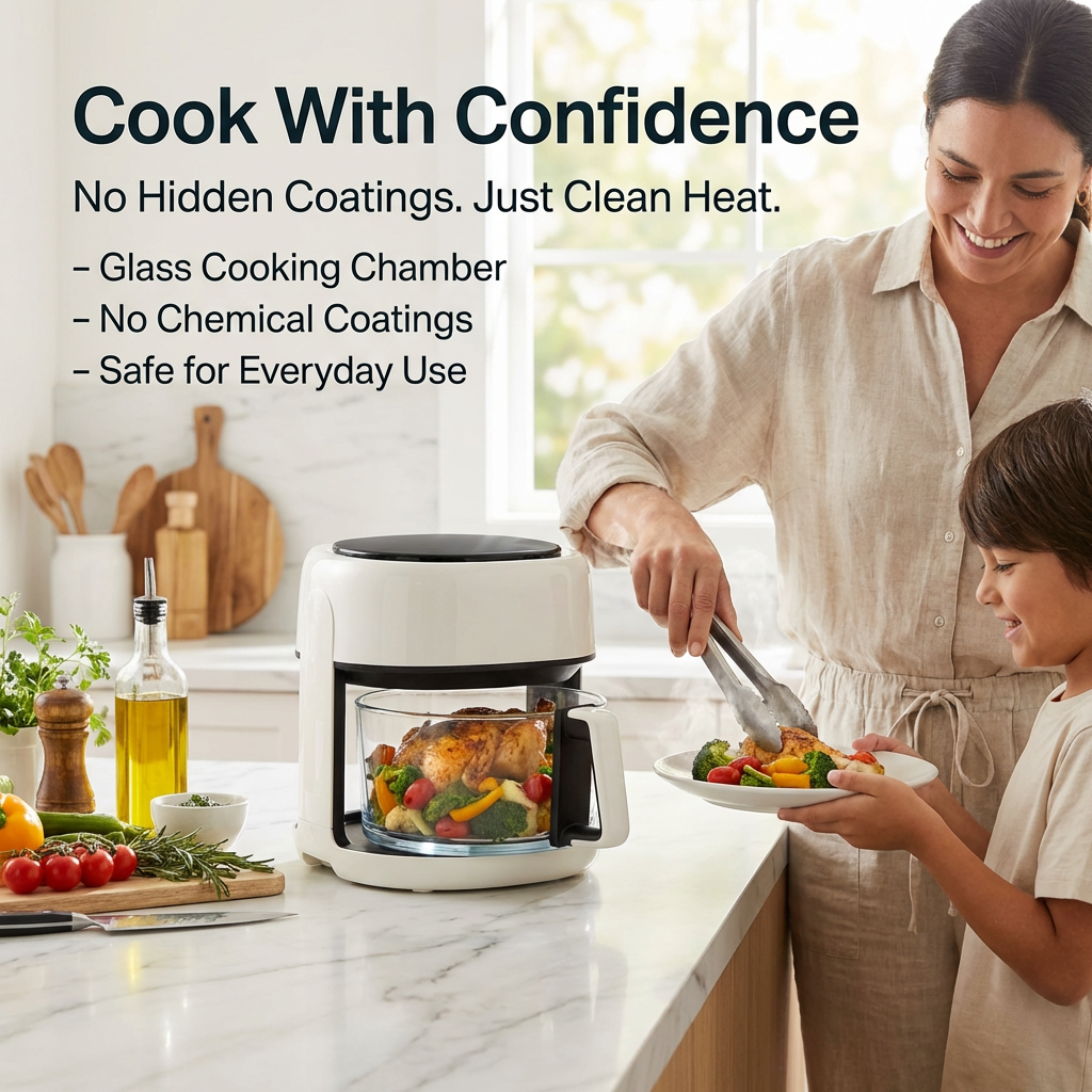 Premium Glass Air Fryer
